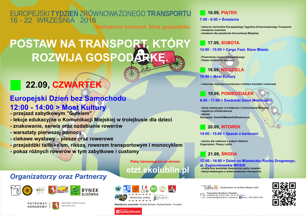 Europejski Tydzień Zrównoważonego Transportu 2016